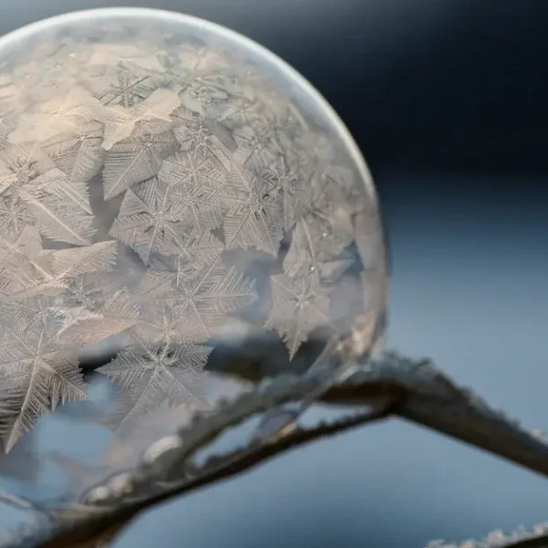 A frozen Bubble on a Stick