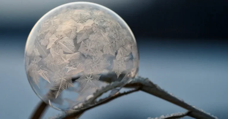 A frozen Bubble on a Stick