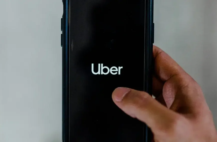 Uber App on the Smartphone