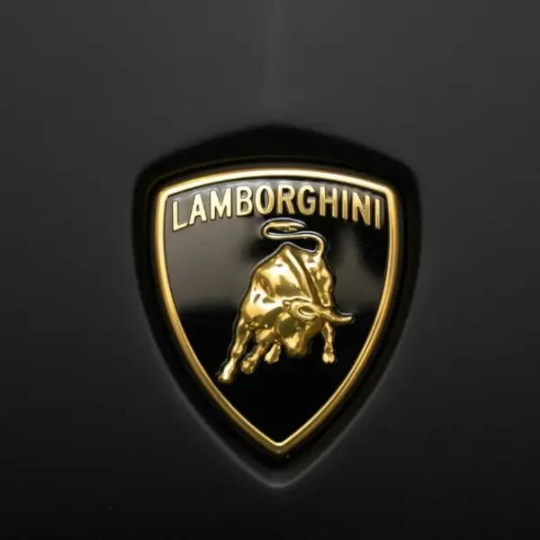 Lamborghini Logo on black Lambo