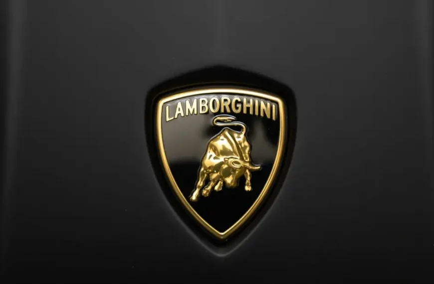 Lamborghini Logo on black Lambo