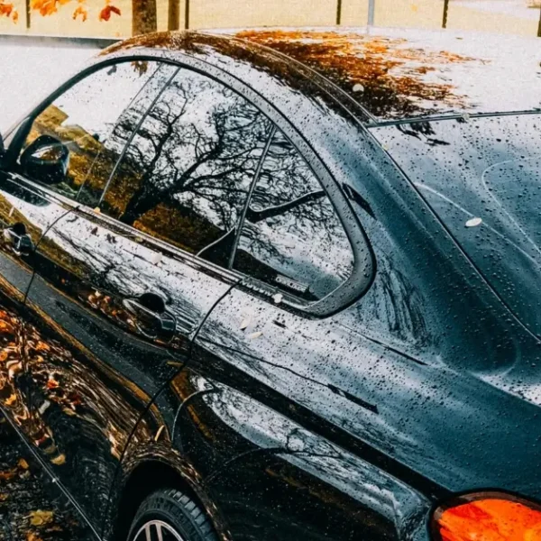 A fresh Ceramic coatet BMW in the Autumn