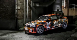 Wrapped BMW in a Backstreet