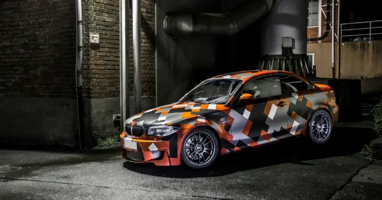 Wrapped BMW in a Backstreet