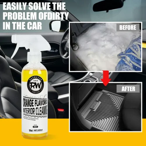 Car Seat Upholstery Cleaner with before and after pictures