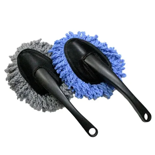 Microfiber ar Brush in blue and grey