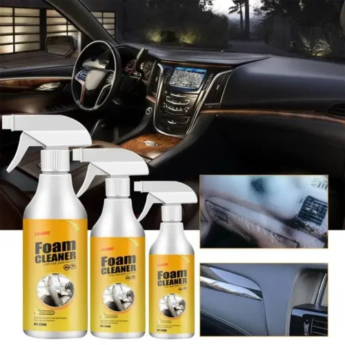 Interior cleaner in three different sizes