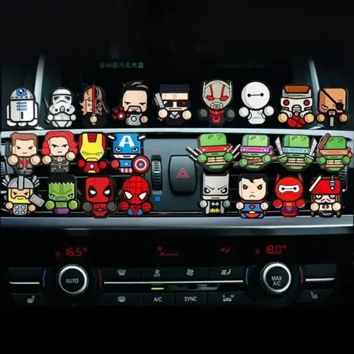 Many Cartoon Car Scent Air Freshener on a Car Vent